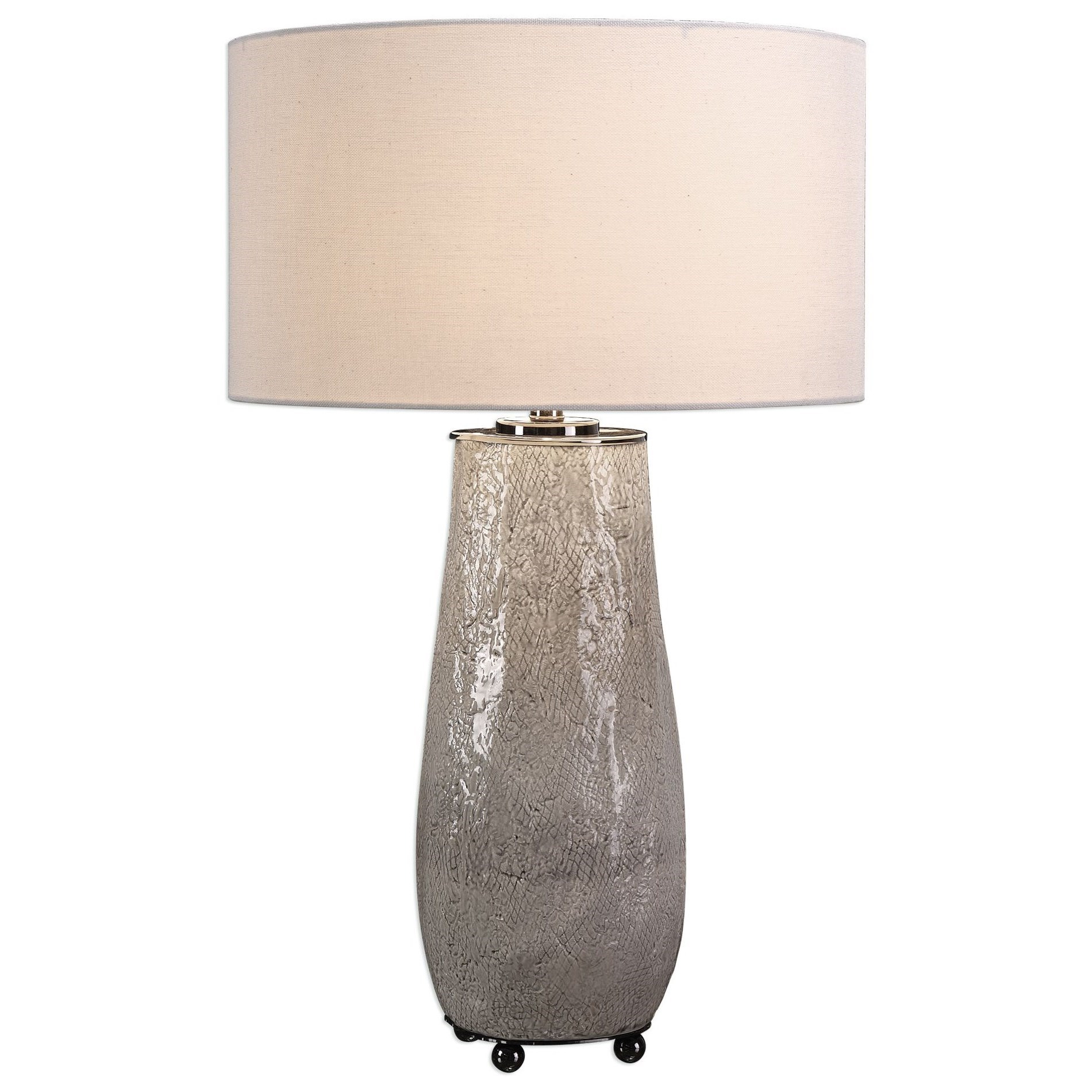 Uttermost Table Lamps Balkana Aged Gray Table Lamp Walker